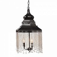 люстра подвесная черная с хрустальными подвесками chandelier в Ярославле