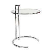 стол журнальный eileen gray style cocktail table e-1027 прозрачный в Ярославле