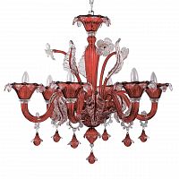 подвесная люстра ideal lux ca vendramin sp6 rosso в Ярославле