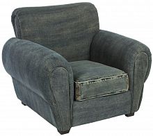 кресло san francisco denim armchair серое в Ярославле