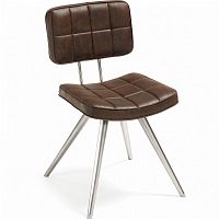 стул lola seat pu brown ножки из нержаеющей стали c589u09 от la forma (ex julia grup) в Ярославле