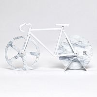 нож для пиццы из нержавеющей стали the fixie, белый мрамор в Ярославле