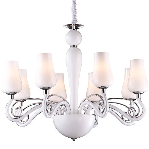 подвесная люстра arte lamp biancaneve a8110lm-8wh в Ярославле