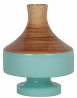 ваза настольная rustic chic vase wood blue в Ярославле