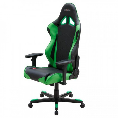 кресло геймерское dxracer racing черно-зеленое в Ярославле