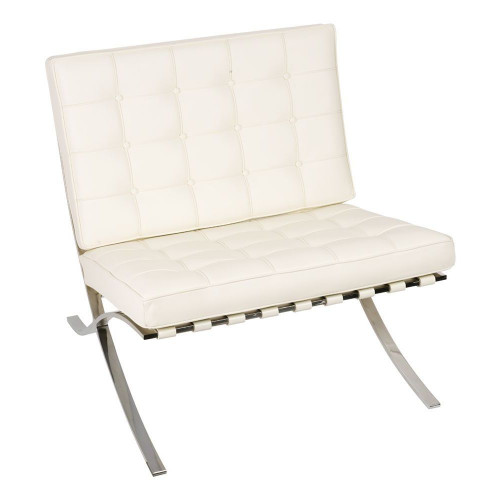 кресло barcelona style chair белое в Ярославле